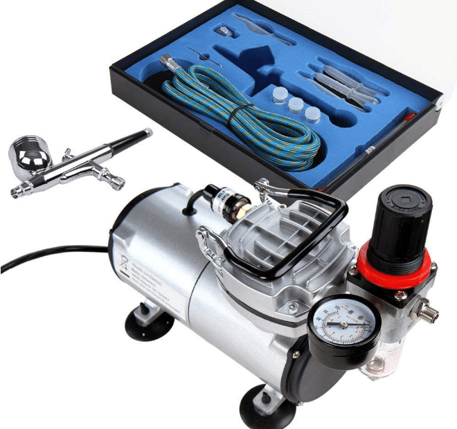 Model Car Airbrush Kit With Compressor